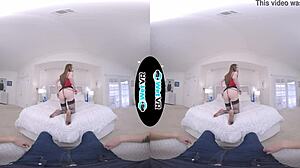 Ez a hardcore videó egy lenyűgöző barna barátnővel rendelkezik VR-ben, aki seggbe kapja a faszt
