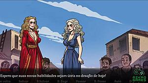 Horspel: Dany, Sansa och Cersei njuter av utomhussex med dildos